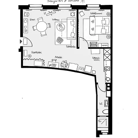 Apartment Zentrale Stadtwohnung In Rapperswil, Schloss
